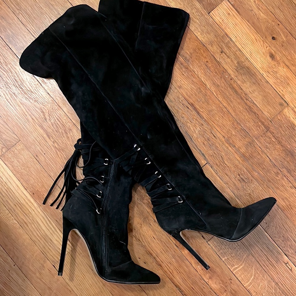 Steve Madden Norland over the knee suede boot size 7.5